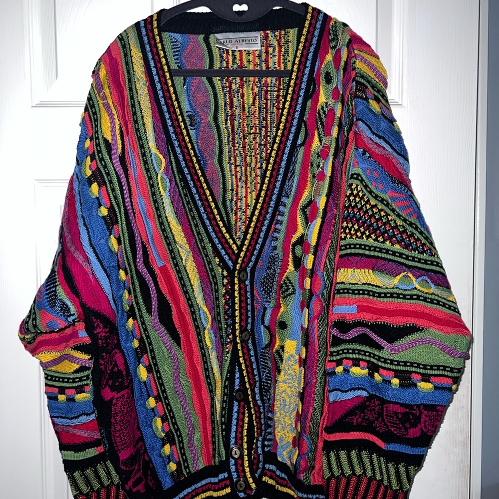 Carlo Alberto Coogi Inspired Vintage Sweater